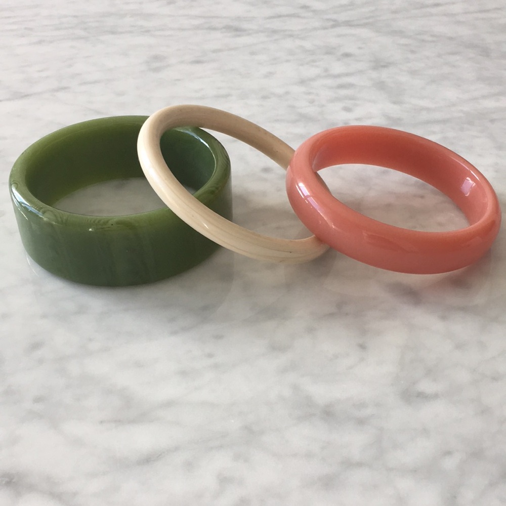 Trio of Vibrant Bangles